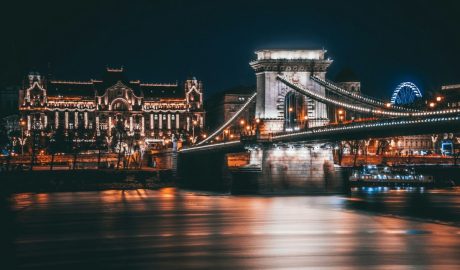 Budapest night decorative lighting