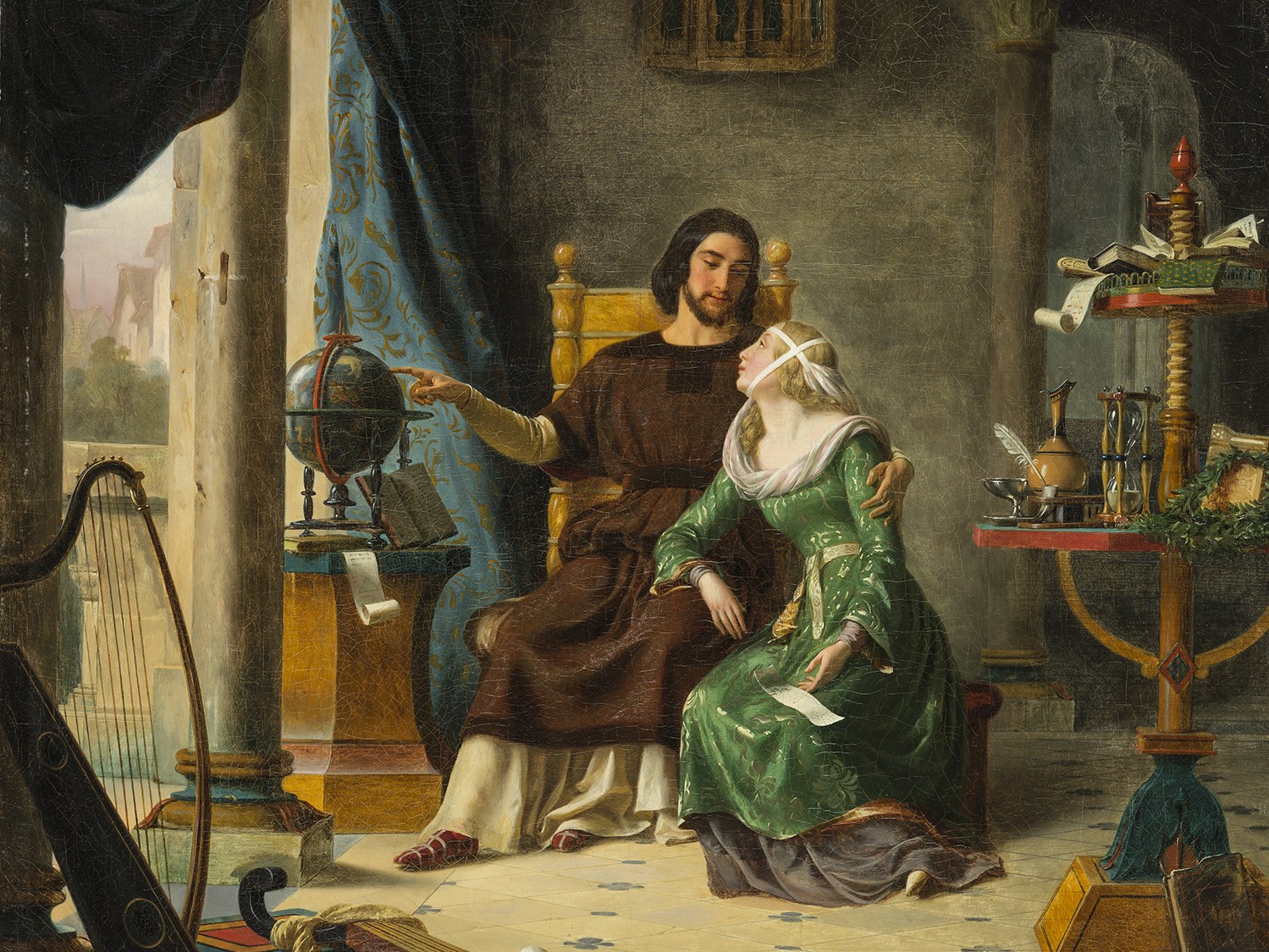 Charles Durupt: Heloise és Abelard, 1837