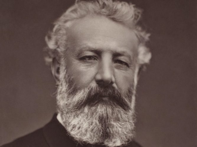 Jules Verne Étienne Carjat fotóján 1884-ben
