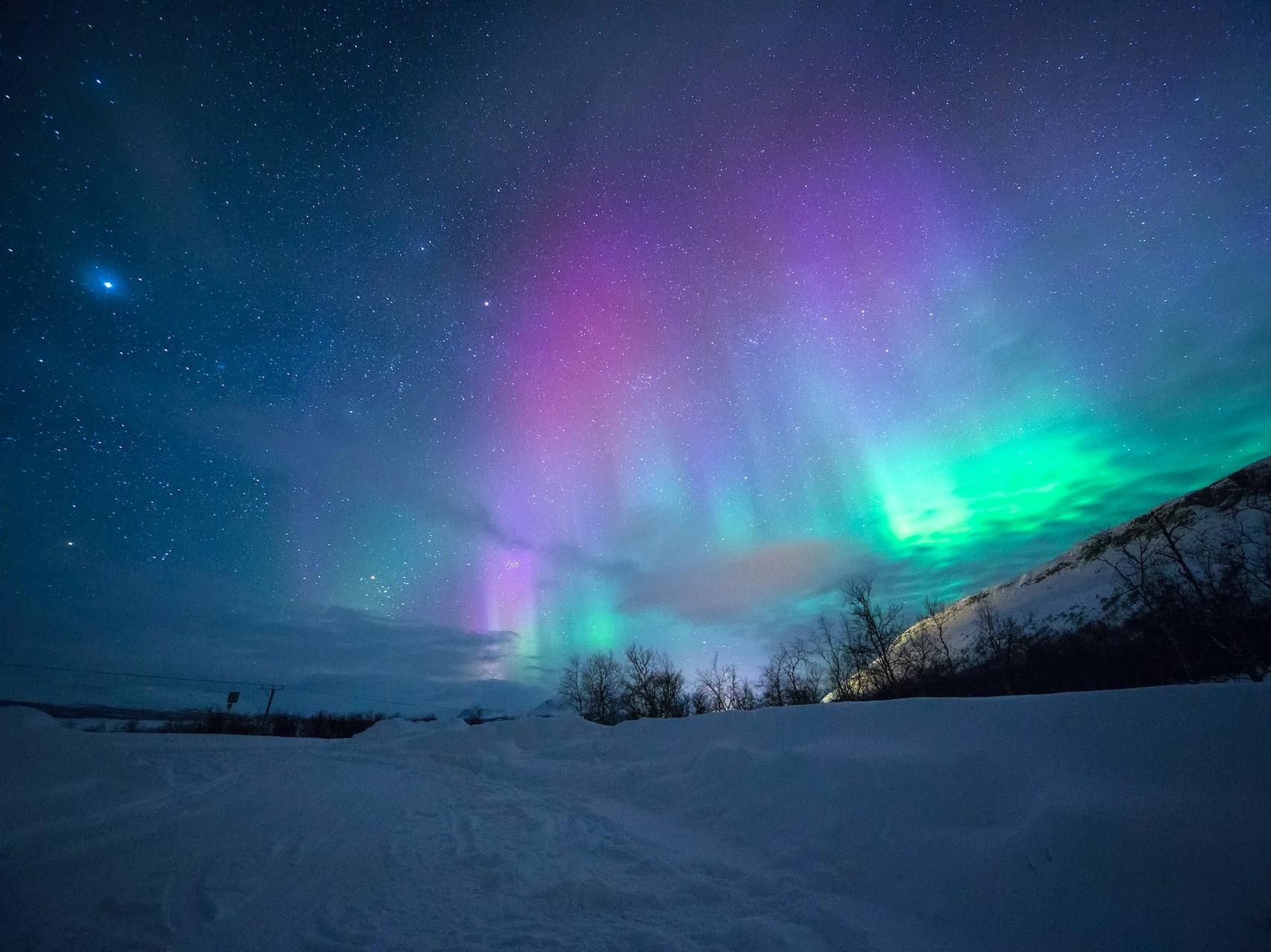 Sarki fény Tromso