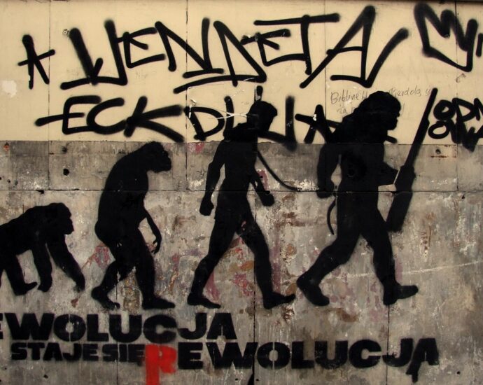 evolúció grafiti falfirka Varó Centauri