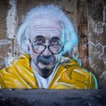 tudomány kutatás tudósok kutatók éjszakája science pixa einstein grafiti