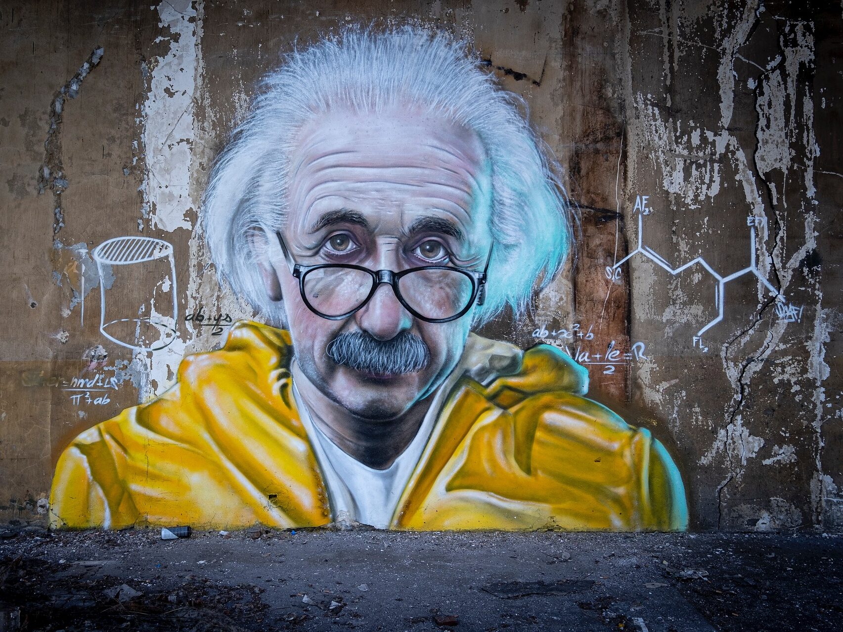 tudomány kutatás tudósok kutatók éjszakája science pixa einstein grafiti