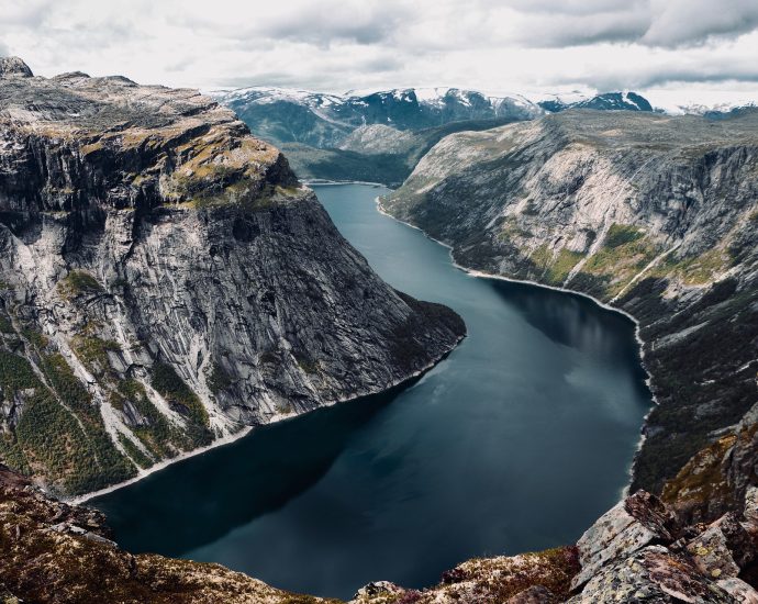 Izland fjord észak táj pixa