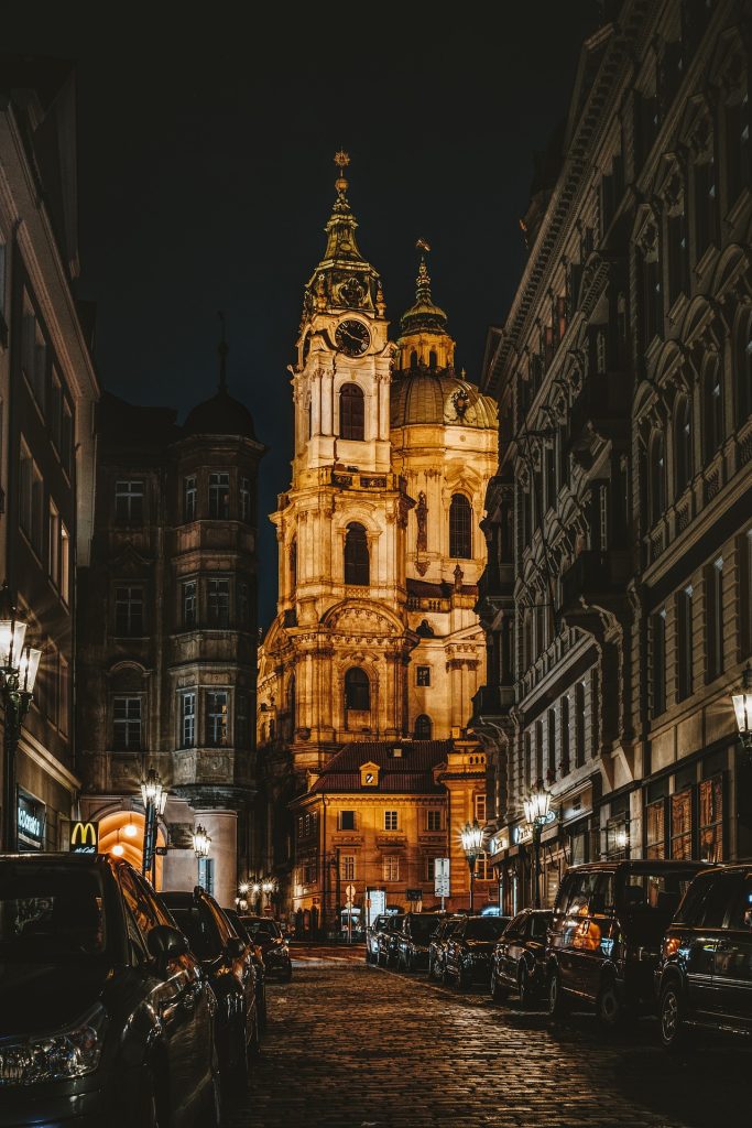Kalandos tél város éjjel adomány pixa