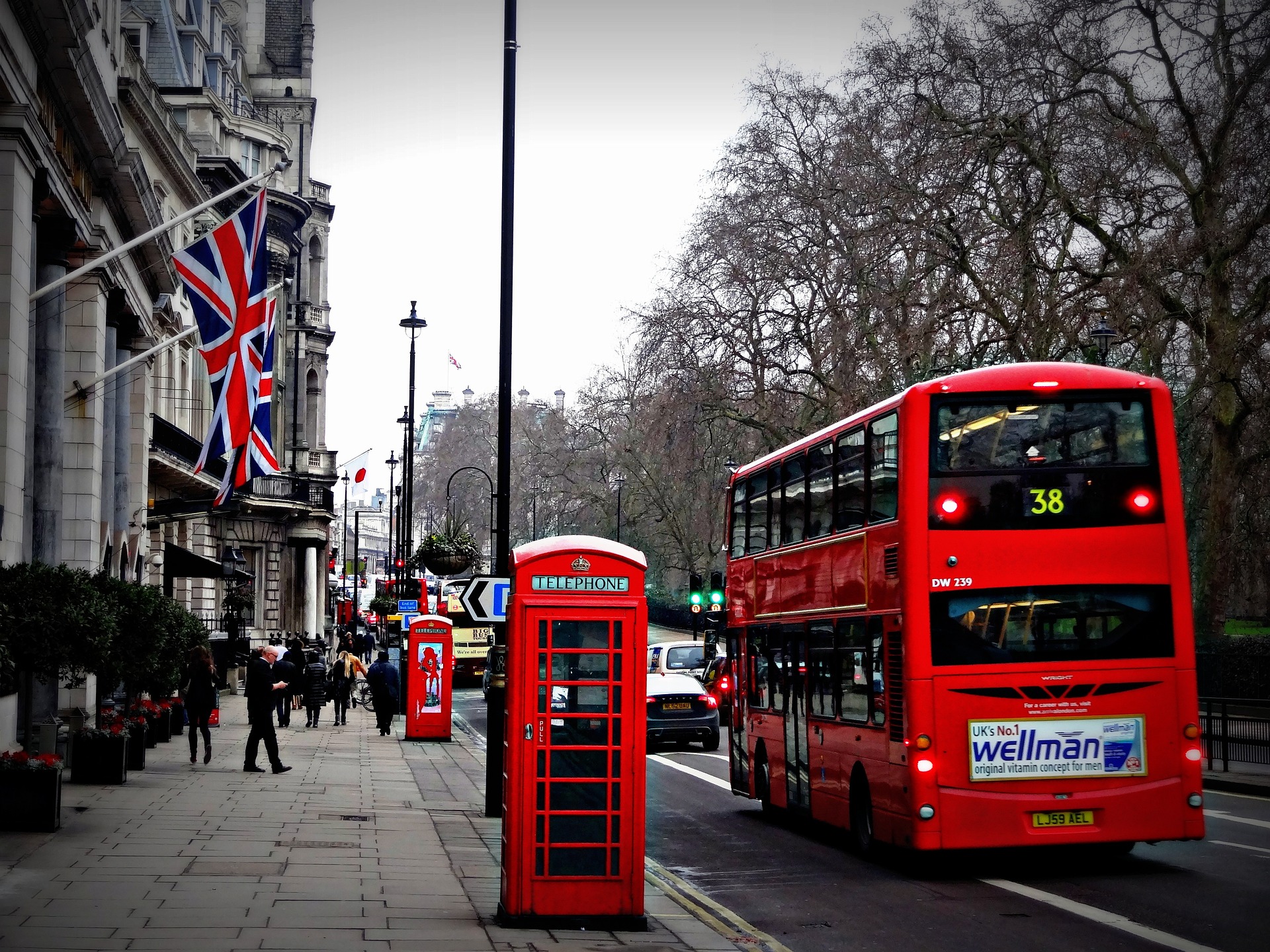 London busz telefonfülke pixa