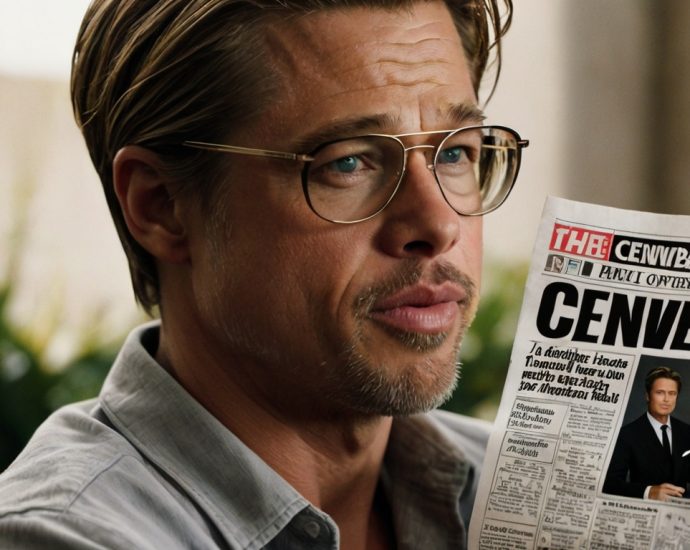 cenweb generált képek Brad Pitt magazin