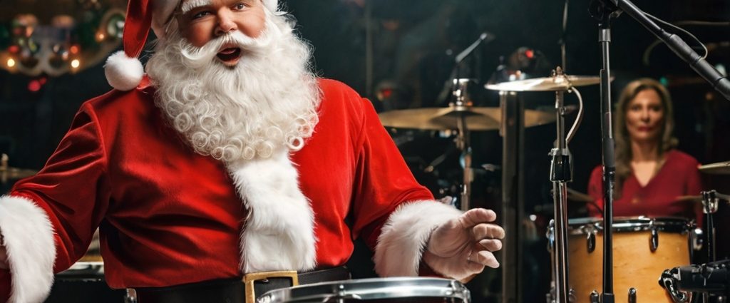 zenélő mikulás dob zenélés Santa Claus music Mikulás zene karácsony zene Leonardo 1
