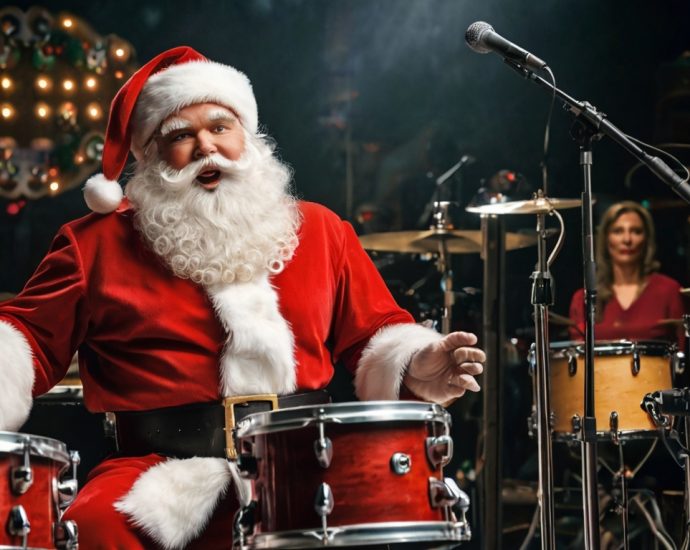 zenélő mikulás dob zenélés Santa Claus music Mikulás zene karácsony zene Leonardo 1