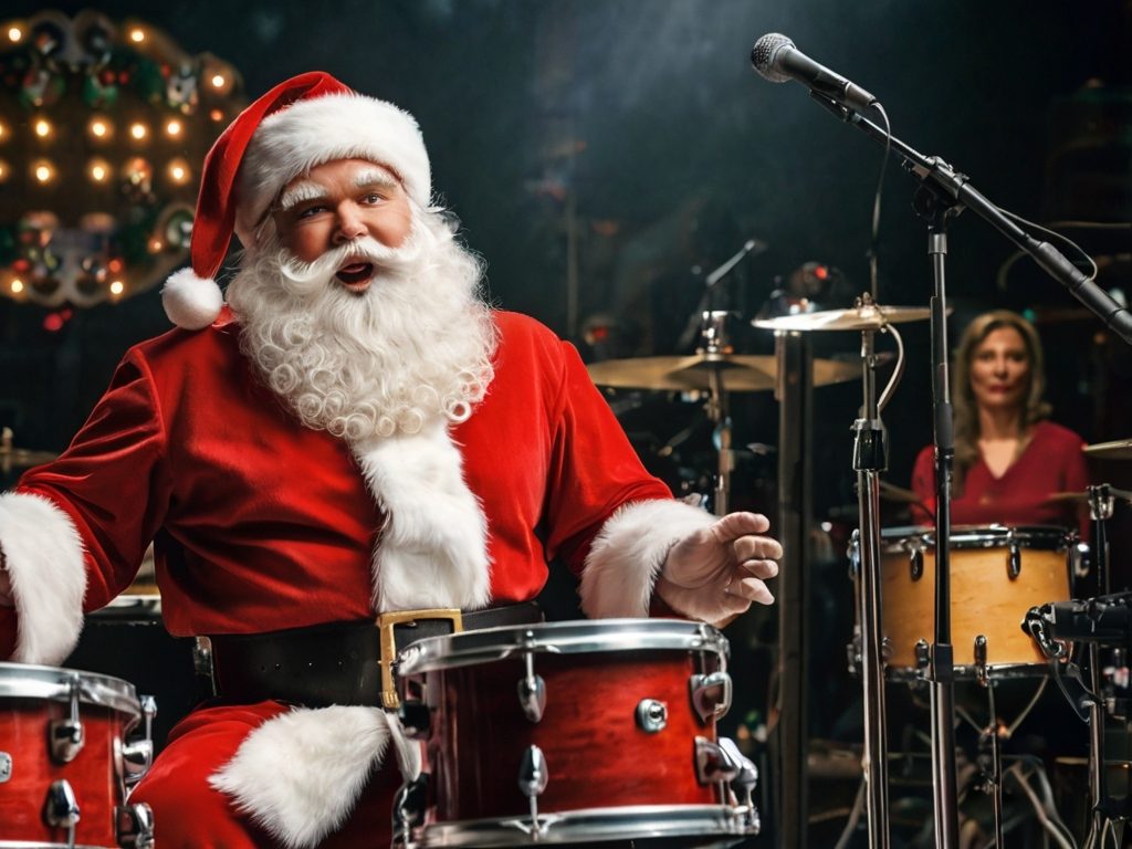 zenélő mikulás dob zenélés Santa Claus music Mikulás zene karácsony zene Leonardo 1