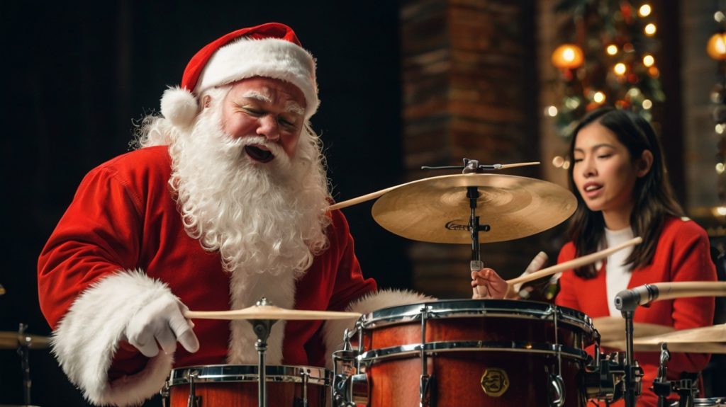 zenélő mikulás dob zenélés Santa Claus music Mikulás zene karácsony zene Leonardo 2