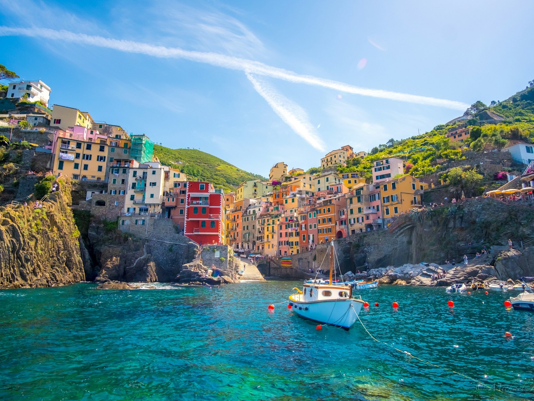 Olaszország nyaralás turista Riomaggiore Cinque Terre