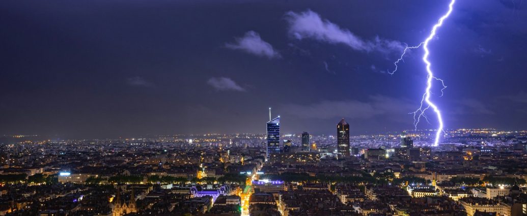 Lyon Franciaország vihar szélvihar
