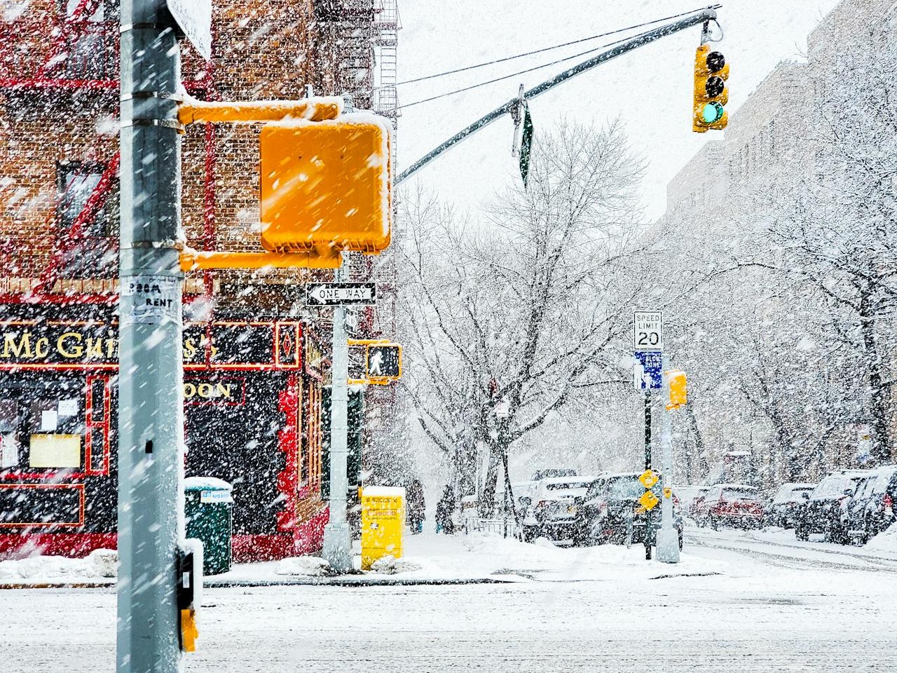 New York Amerika havazá téli riasztás
