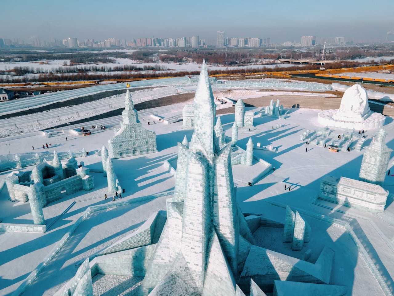 harbin jégvilág jég jeges vidámpark kína