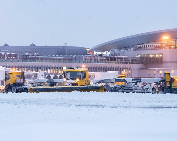 Budapest Airport hó jég