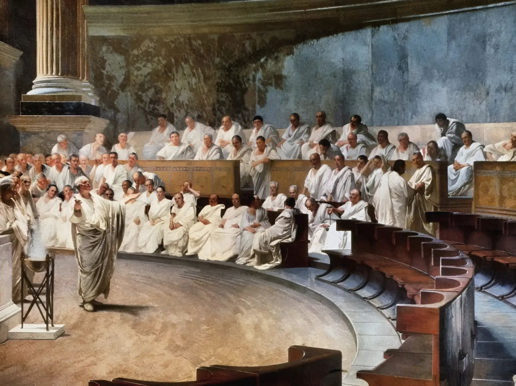 Cicero Catilina beszéd festmény wikipédia