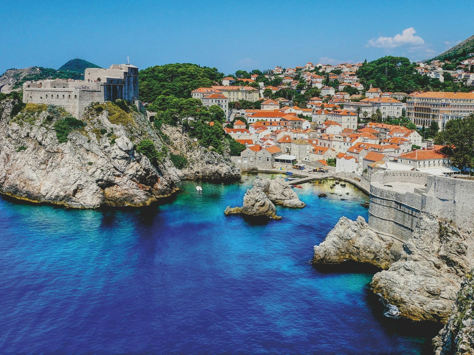 tengerszint-emelkedés Dubrovnik Horvátország horvát tenger tengerpart