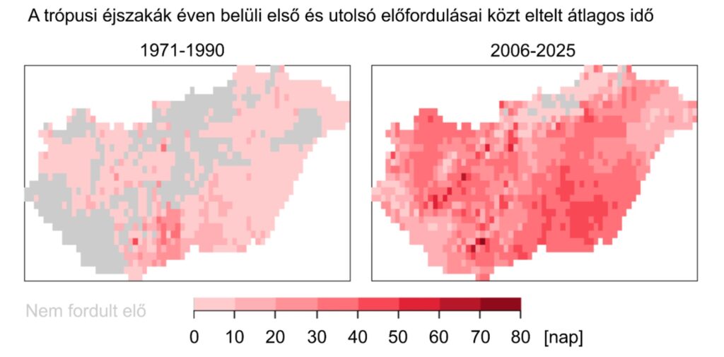 felmelegedés trópusi éjszakák Magyarország hello másfélfok 2