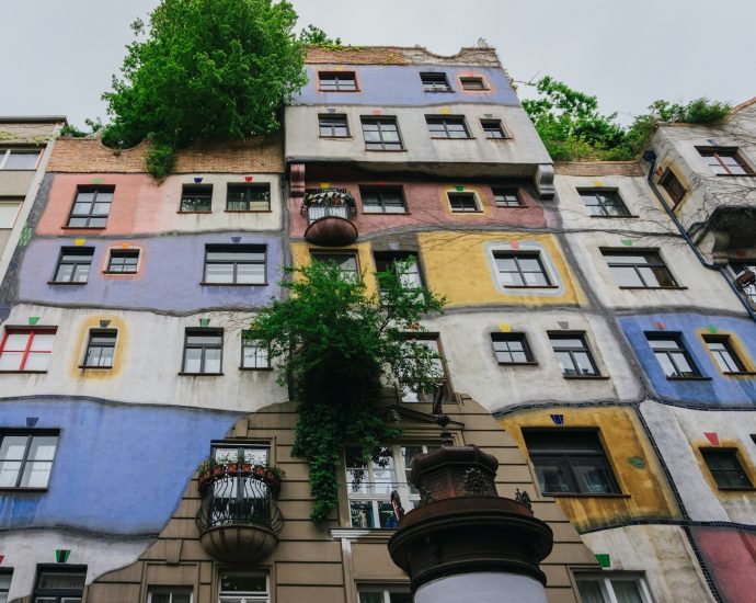 épületek házak bécsben bécs
